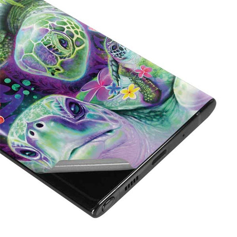 Rainbow Sea Turtles by Sheena Pike Galaxy Note 10 Plus Skin