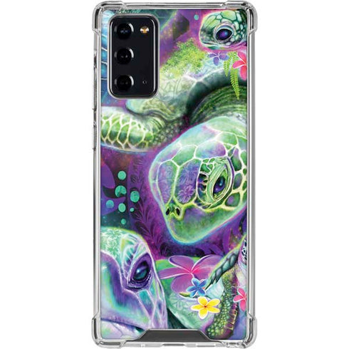 Rainbow Sea Turtles by Sheena Pike Galaxy Note20 5G Clear Case