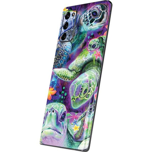 Rainbow Sea Turtles by Sheena Pike Galaxy Note20 5G Skin