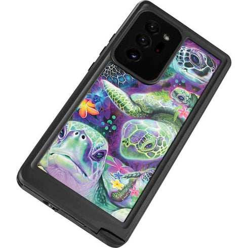 Rainbow Sea Turtles by Sheena Pike Galaxy Note20 Ultra 5G Waterproof Case