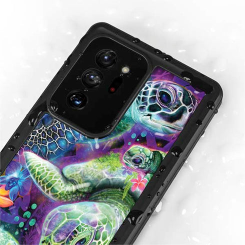 Rainbow Sea Turtles by Sheena Pike Galaxy Note20 Ultra 5G Waterproof Case