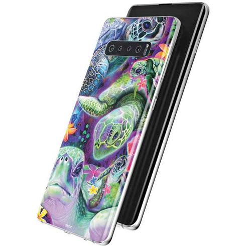 Rainbow Sea Turtles by Sheena Pike Galaxy S10 Skin