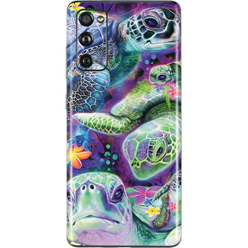 Rainbow Sea Turtles by Sheena Pike Galaxy S20 Fan Edition Skin