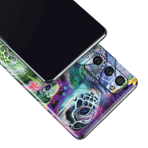 Rainbow Sea Turtles by Sheena Pike Galaxy S20 Fan Edition Skin
