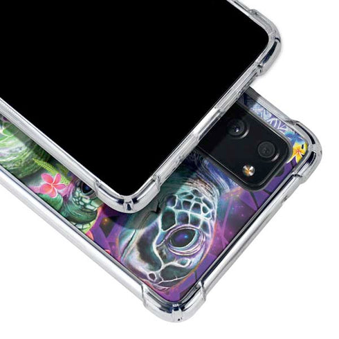 Rainbow Sea Turtles by Sheena Pike Galaxy S20 FE Clear Case