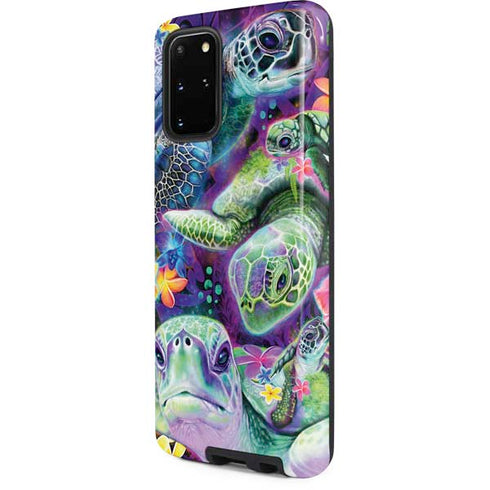 Rainbow Sea Turtles by Sheena Pike Galaxy S20 Plus Pro Case