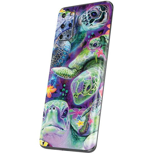 Rainbow Sea Turtles by Sheena Pike Galaxy S20 Plus Skin