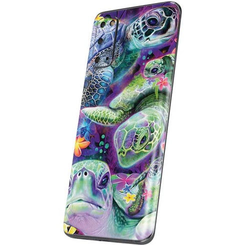 Rainbow Sea Turtles by Sheena Pike Galaxy S20 Skin