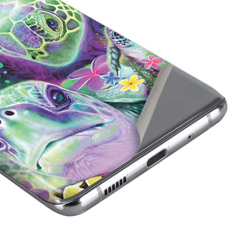 Rainbow Sea Turtles by Sheena Pike Galaxy S20 Skin