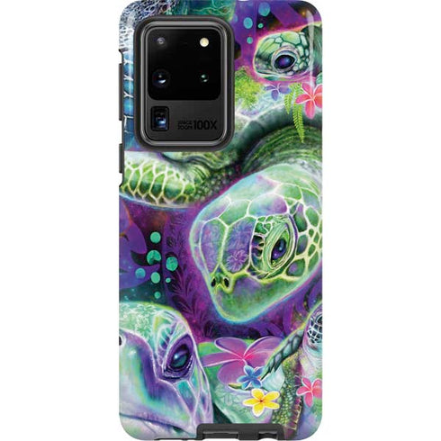 Rainbow Sea Turtles by Sheena Pike Galaxy S20 Ultra 5G Pro Case