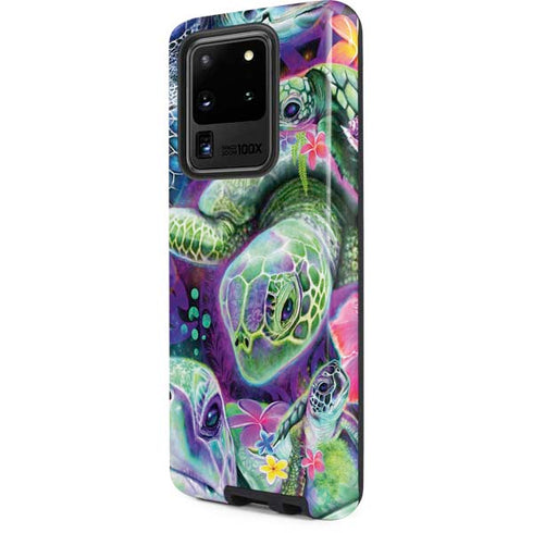 Rainbow Sea Turtles by Sheena Pike Galaxy S20 Ultra 5G Pro Case