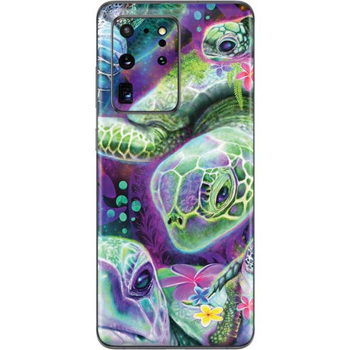 Rainbow Sea Turtles by Sheena Pike Galaxy S20 Ultra 5G Skin