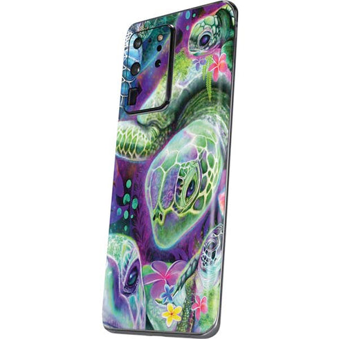 Rainbow Sea Turtles by Sheena Pike Galaxy S20 Ultra 5G Skin
