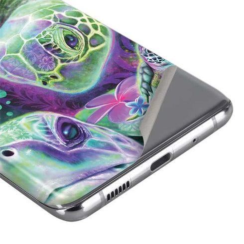 Rainbow Sea Turtles by Sheena Pike Galaxy S20 Ultra 5G Skin