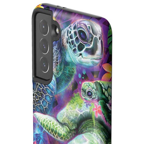 Rainbow Sea Turtles by Sheena Pike Galaxy S21 5G Pro Case