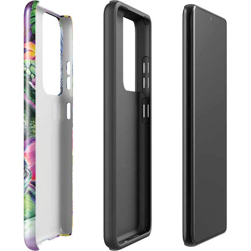 Rainbow Sea Turtles by Sheena Pike Galaxy S21 Ultra 5G Pro Case