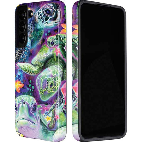 Rainbow Sea Turtles by Sheena Pike Galaxy S22 Plus Pro Case