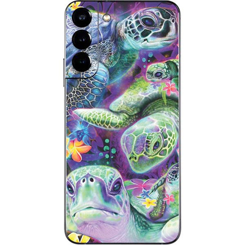 Rainbow Sea Turtles by Sheena Pike Galaxy S22 Plus Skin