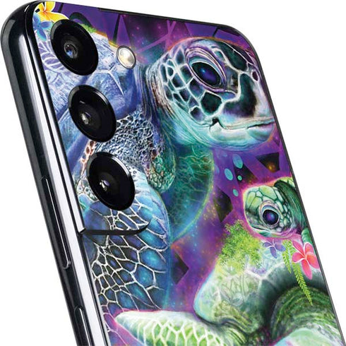 Rainbow Sea Turtles by Sheena Pike Galaxy S22 Plus Skin