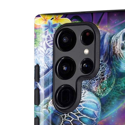 Rainbow Sea Turtles by Sheena Pike Galaxy S22 Ultra Pro Case