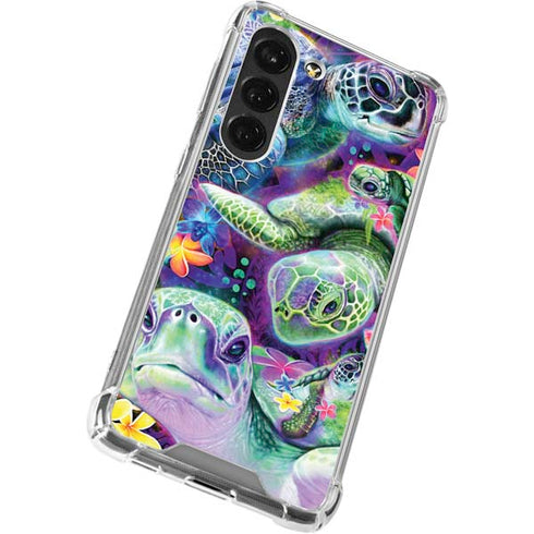 Rainbow Sea Turtles by Sheena Pike Galaxy S23 Clear Case