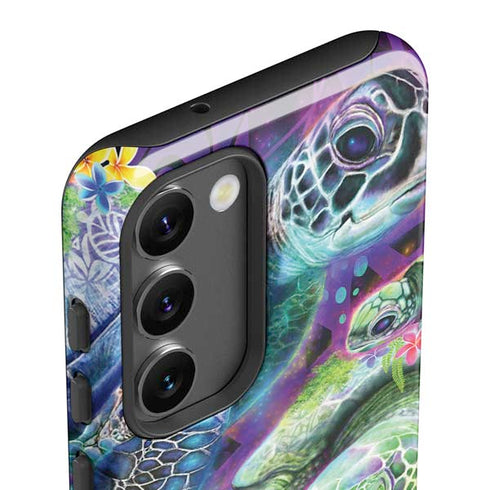 Rainbow Sea Turtles by Sheena Pike Galaxy S23 Plus Pro Case