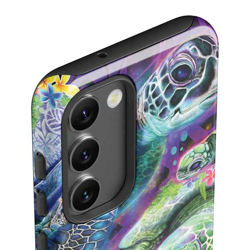 Rainbow Sea Turtles by Sheena Pike Galaxy S23 Pro Case
