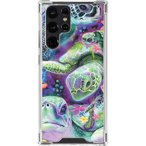 Rainbow Sea Turtles by Sheena Pike Galaxy S23 Ultra Clear Case