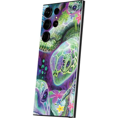 Rainbow Sea Turtles by Sheena Pike Galaxy S23 Ultra Skin