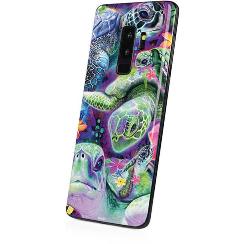 Rainbow Sea Turtles by Sheena Pike Galaxy S9 Plus Skin