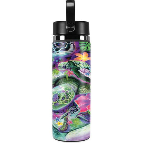 Rainbow Sea Turtles by Sheena Pike Hydro Flask 20oz Wide Mouth Skin