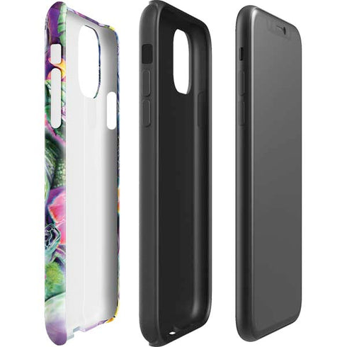 Rainbow Sea Turtles by Sheena Pike iPhone 11 Pro Max Impact Case
