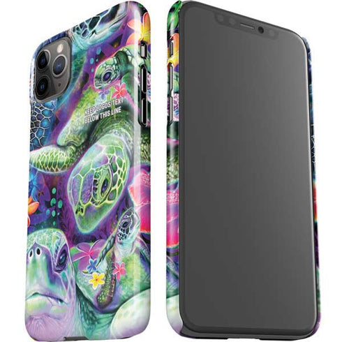 Rainbow Sea Turtles by Sheena Pike iPhone 11 Pro Max Lite Case