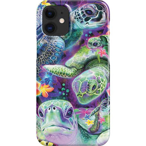 Rainbow Sea Turtles by Sheena Pike iPhone 12 Mini Lite Case