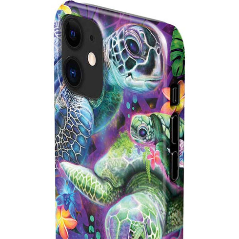 Rainbow Sea Turtles by Sheena Pike iPhone 12 Mini Lite Case