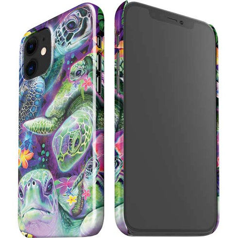 Rainbow Sea Turtles by Sheena Pike iPhone 12 Mini Lite Case