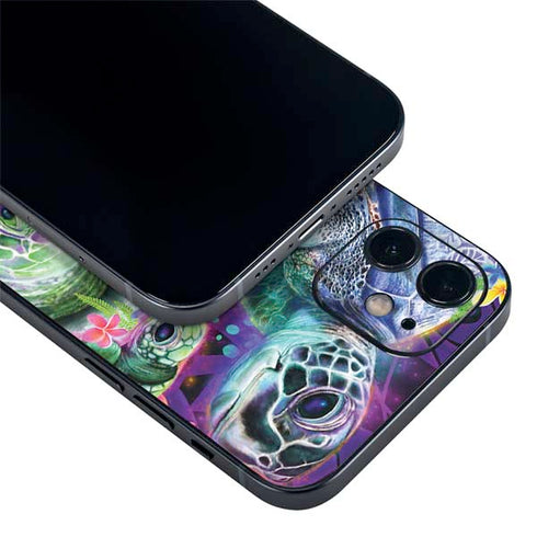 Rainbow Sea Turtles by Sheena Pike iPhone 12 Mini Skin
