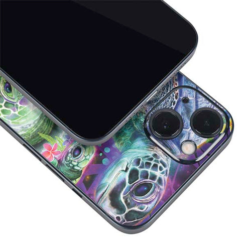 Rainbow Sea Turtles by Sheena Pike iPhone 13 Skin