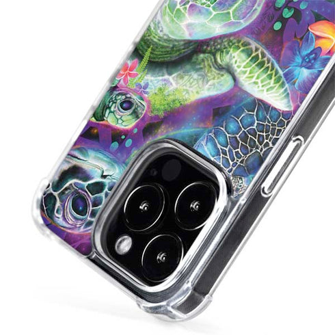 Rainbow Sea Turtles by Sheena Pike iPhone 14 Pro Max MagSafe Case