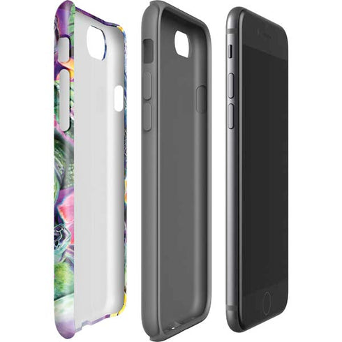 Rainbow Sea Turtles by Sheena Pike iPhone SE (2nd & 3rd Gen) Pro Case