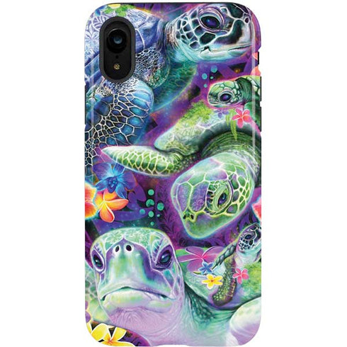 Rainbow Sea Turtles by Sheena Pike iPhone XR Pro Case