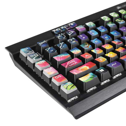 Rainbow Sea Turtles by Sheena Pike K95 RGB PLATINUM Mechanical Gaming Keyboard Skin