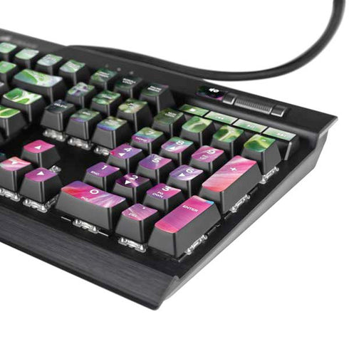 Rainbow Sea Turtles by Sheena Pike K95 RGB PLATINUM Mechanical Gaming Keyboard Skin