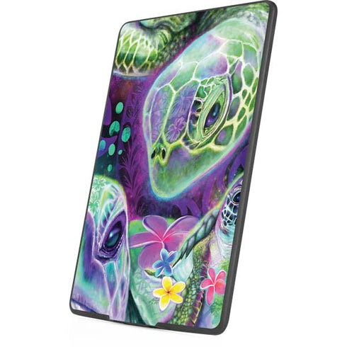 Rainbow Sea Turtles by Sheena Pike Amazon Kindle Skin