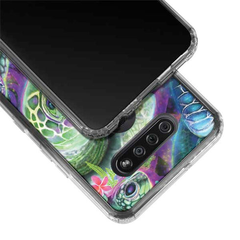 Rainbow Sea Turtles by Sheena Pike LG K51/Q51 Clear Case