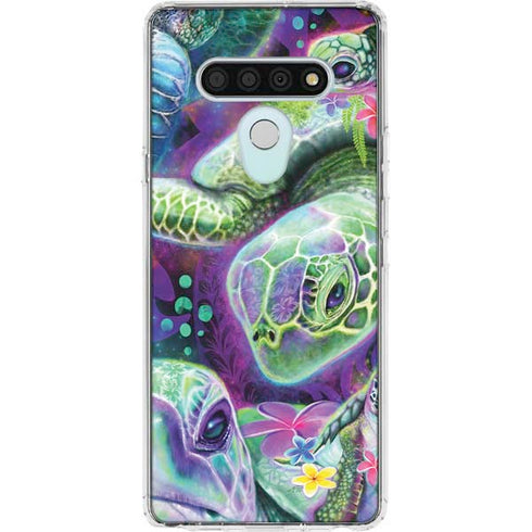 Rainbow Sea Turtles by Sheena Pike LG Stylo 6 Clear Case