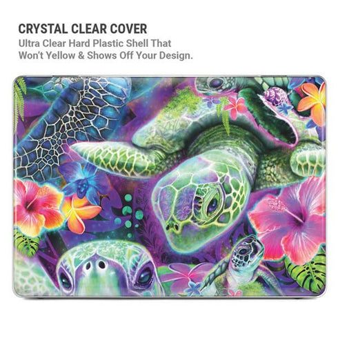 Rainbow Sea Turtles by Sheena Pike MacBook Pro 16in (2021-25) Case plus Skin