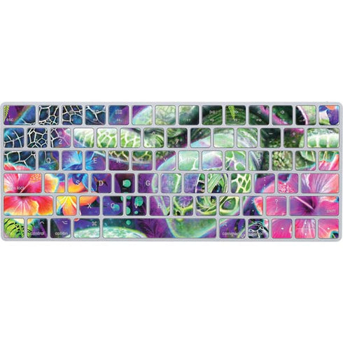 Rainbow Sea Turtles by Sheena Pike Magic Keyboard Skin