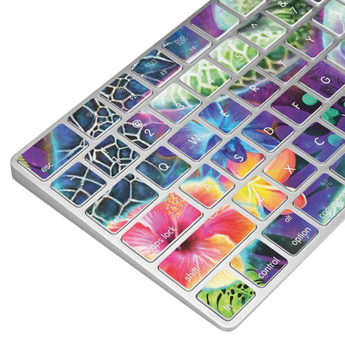 Rainbow Sea Turtles by Sheena Pike Magic Keyboard Skin