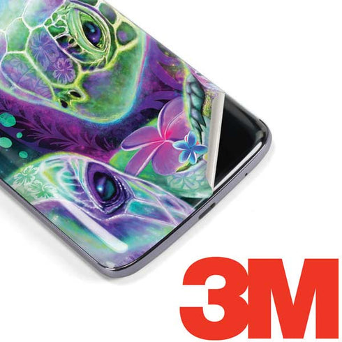 Rainbow Sea Turtles by Sheena Pike Moto E5 Plus Skin
